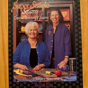 Super Simple Squares Craft Book Vintage 2002